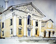 de villa barbaro van palladio, bewonderd architect