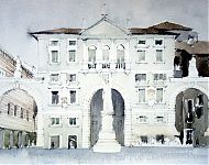 verona   pen/aquarel