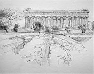 paestum   potlood 2007