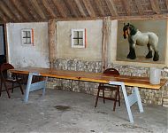 tafel uit een lang bewaarde plaat amerikaans
