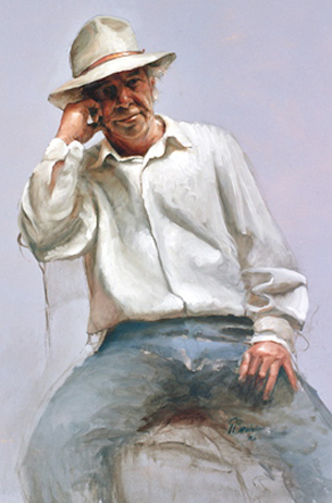 Gunnar Daan geschilderd door Gerrit Breteler Gunnar Daan geschilderd door Gerrit Breteler
