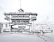 station milaan  pentekening