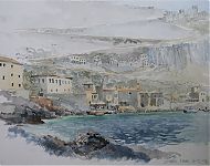 Limeni Mani potlood/aquarel