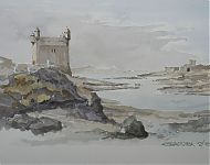 gevangeniseiland buiten de vesting